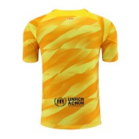 Camisa de Futebol Barcelona Goleiro Equipamento Alternativo 2023-24 Manga Curta